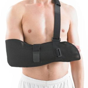 Mitella para la rehabilitación del brazo y el hombro se puede utilizar tanto en el lado izquierdo como en el derecho