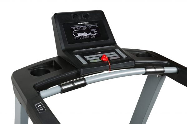 Runner DTM2000i van de Flow Fitness-markt met snelheid tot 18 km per uur voor tablets