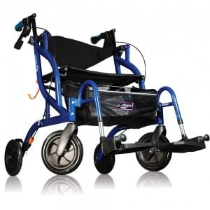Andador y sillas de ruedas en uno