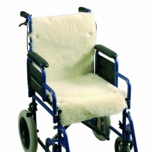 Schapenvacht voor tapijt en zitting rolstoel