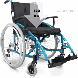 Hoogwaardige rolstoel met een modern en sportief design.