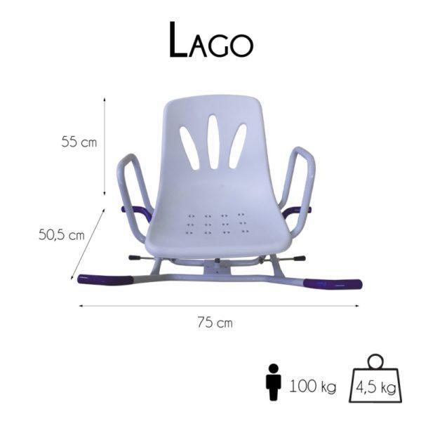 Deze stoel ondersteunt een maximaal gebruikersgewicht van 100 kg. Het gewicht van dit artikel is 5 kg.