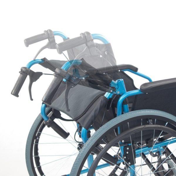 silla de ruedas plegable aluminio respaldo partido reposabrazos abatibles azul bolonia mobiclinic casaortopedia.4jpg