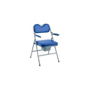 La silla plegable con inodoro, modelo Omega ofrece unos acabados de primera calidad que aseguran la comodidad y durabilidad de esta silla.
