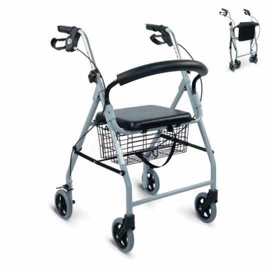 Este andador para adultos es una solución de calidad y al mejor precio. Peso máximo soportado 100 kg.