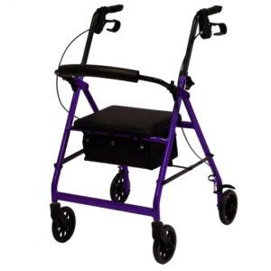 El peso total de este andador son 6.5 kg, y es ideal para las personas mayores con reumatismo, artritis y dolores de espalda.