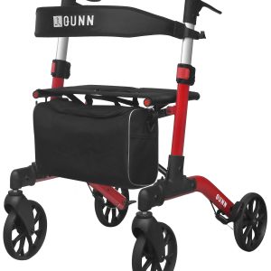 Andador Brooklyn de la marca Quun, que viene completo con todos los accesorios necesarios. Incluye bolsa, asiento y respaldo.