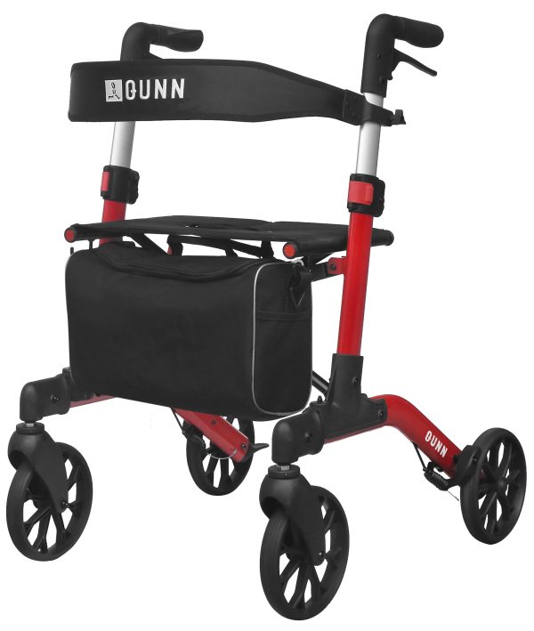 Andador Brooklyn de la marca Quun, que viene completo con todos los accesorios necesarios. Incluye bolsa, asiento y respaldo.