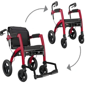 Descubre el Rollz Motion Performance, un rollator 2 en 1 que se transforma en silla de ruedas. Comodidad, estabilidad y diseño para una movilidad sin límites.