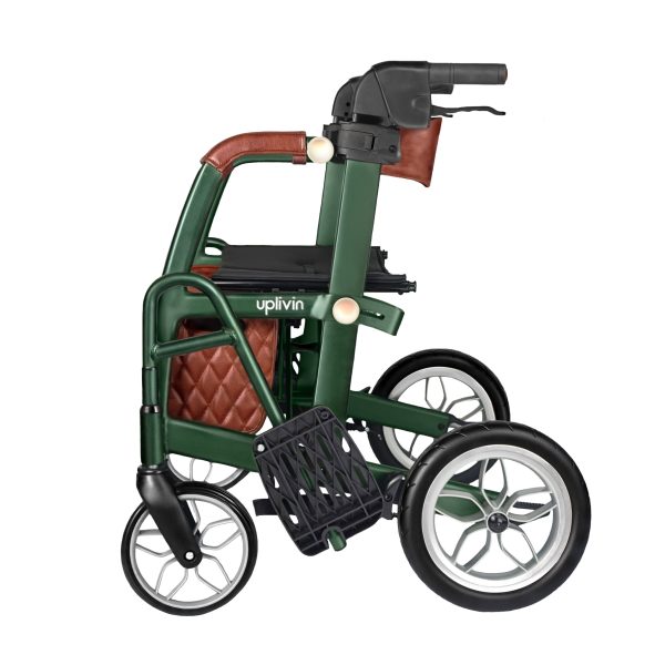 Glide disponde de ruedas grandes: delanteras de 20 cm y traseras de 30 cm para mayor estabilidad.