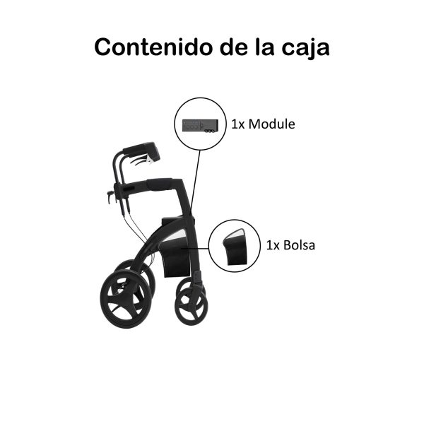 Incluye bolsa debajo del asiento y sistema de ajustes.