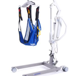 La grúa Eagle 620 de Vermeiren es una solución ideal para trasladar de forma segura y cómoda a personas con movilidad reducida en el hogar. Opcional diferentes modelos de arnéses. El peso total de esta grúa es de 37 kg.