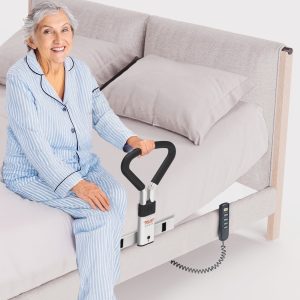 Mejora la seguridad y la independencia en la cama con la barra ajustable “Let’s Get Up”. Para usuarios hasta 150 kg